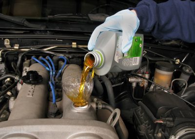 this image shows truck oil change in Del Rio, TX